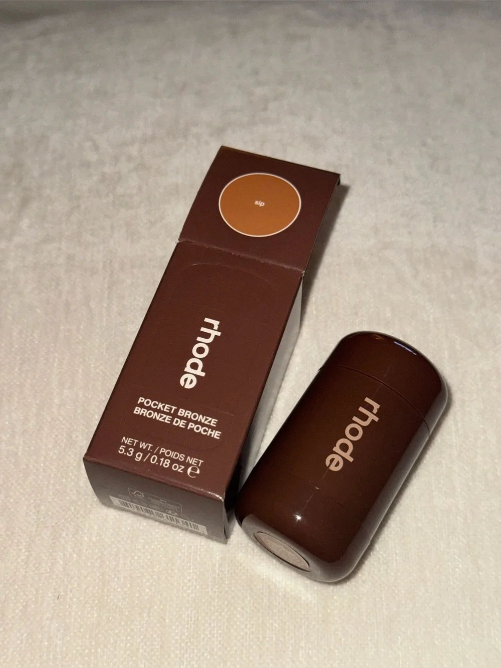 RHODE Pocket Bronze Long-Wearing Cream Bronzer in “Sip” NWT